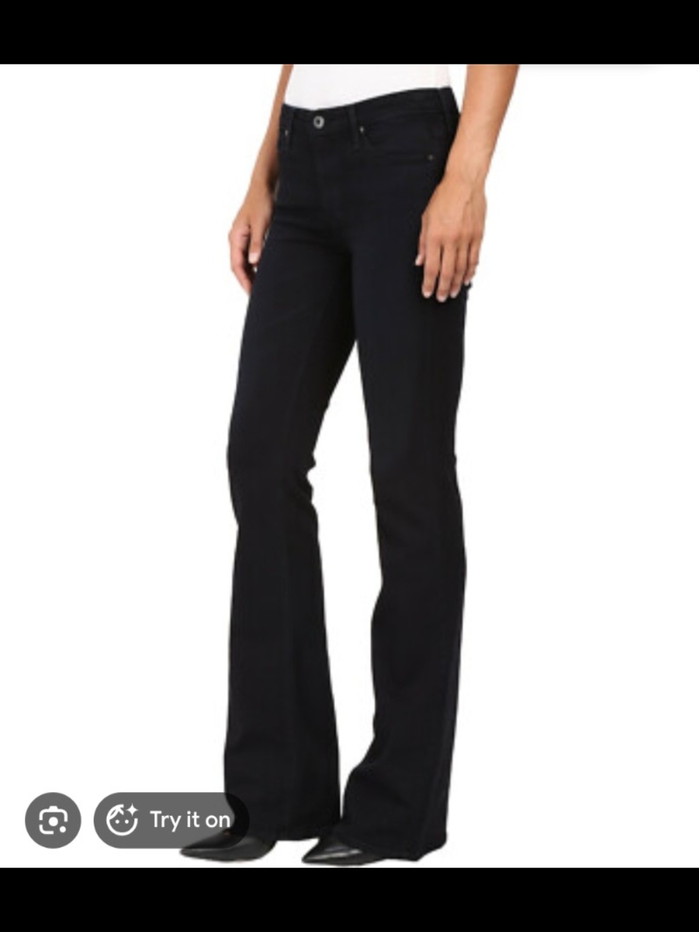 Adriana Goldschmied The Angle Boot Cut Jeans Black